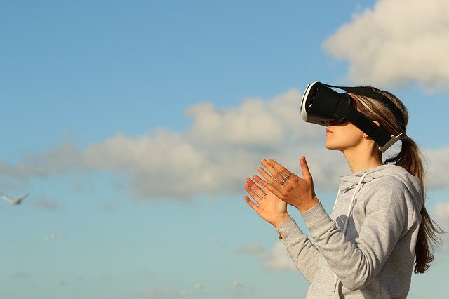 virtuální realita venku